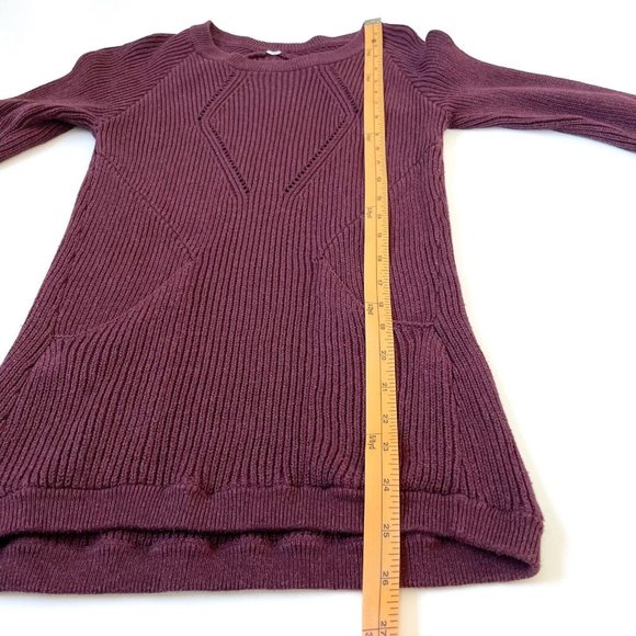 Lululemon The Sweater The Better Pullover Women’s 2/4 Berry Casual Yoga Pockets - Picture 12 of 12
